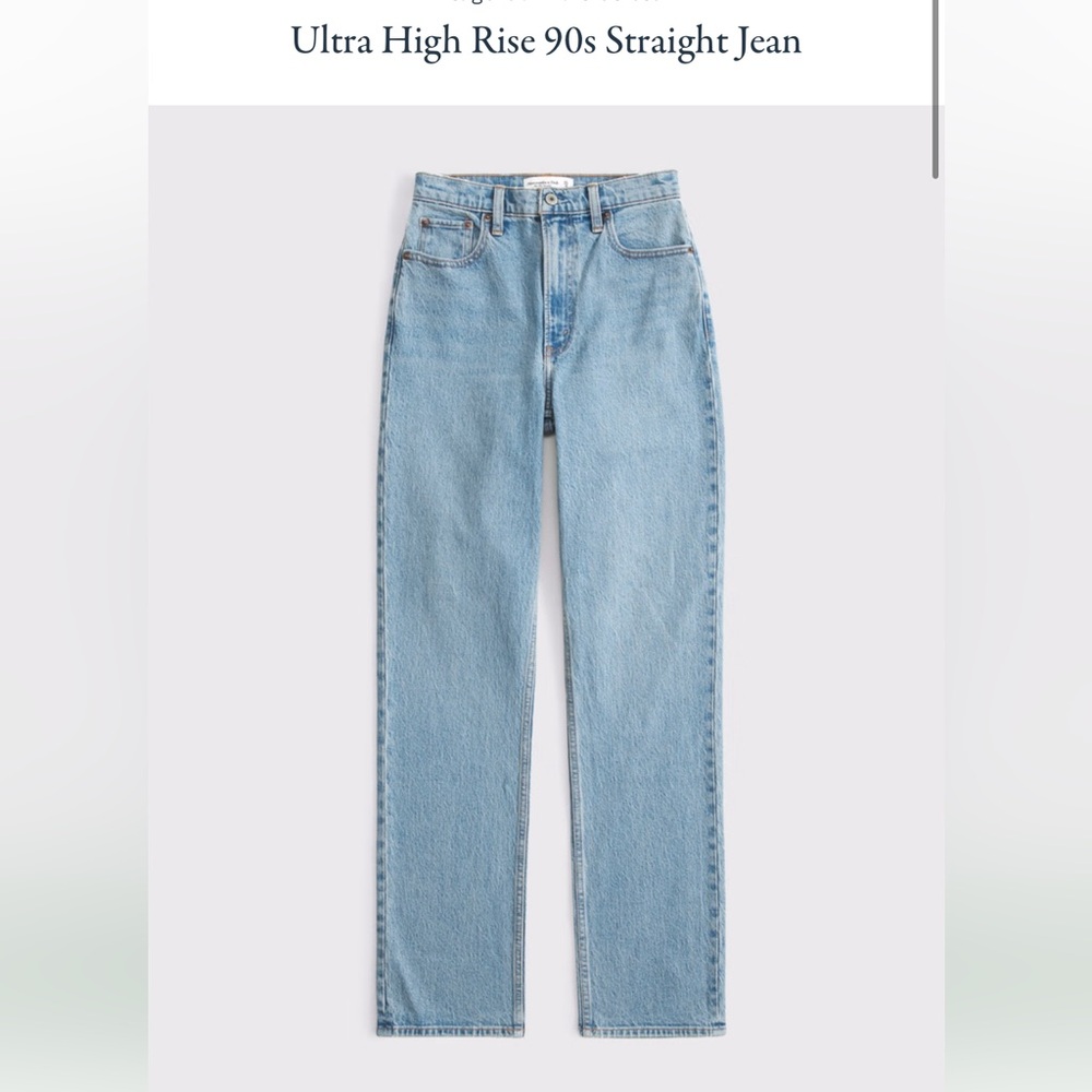 NWT 90s Ultra High Rise Straight Jeans